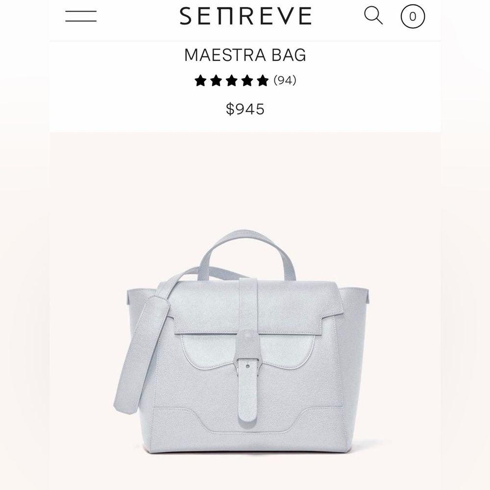 Senreve Maestra Lavender Women's Bag - Picture 10 of 11
